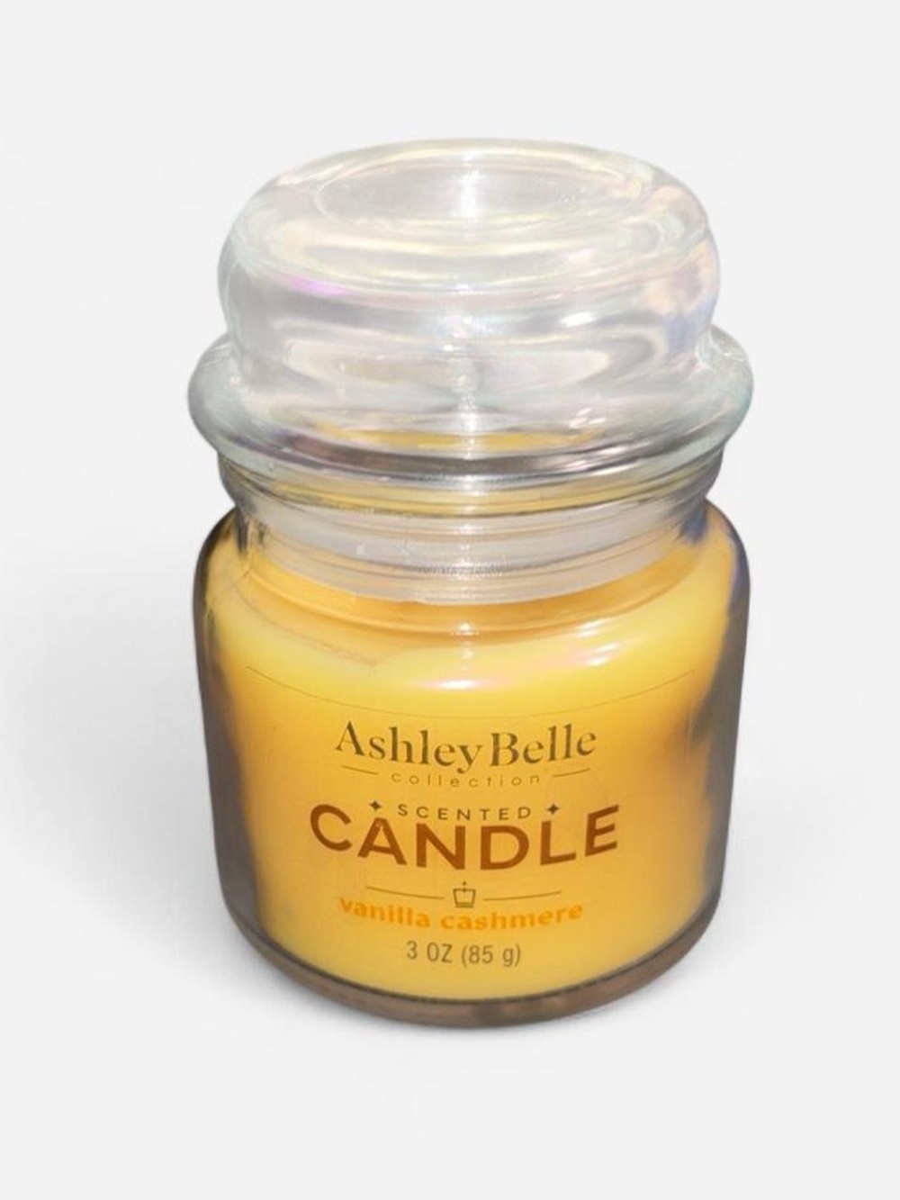 Vanilla Cashmere Scented Candle - Yellow